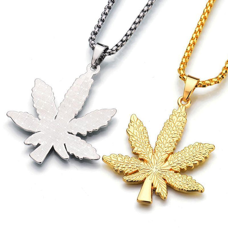 ☘ Premium Gold/Silver Weed Necklace (Limited Edition) ☘