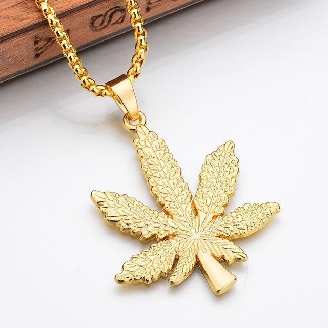 ☘ Premium Gold/Silver Weed Necklace (Limited Edition) ☘