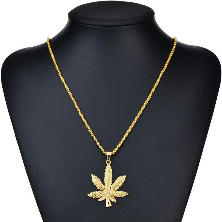 ☘ Premium Gold/Silver Weed Necklace (Limited Edition) ☘