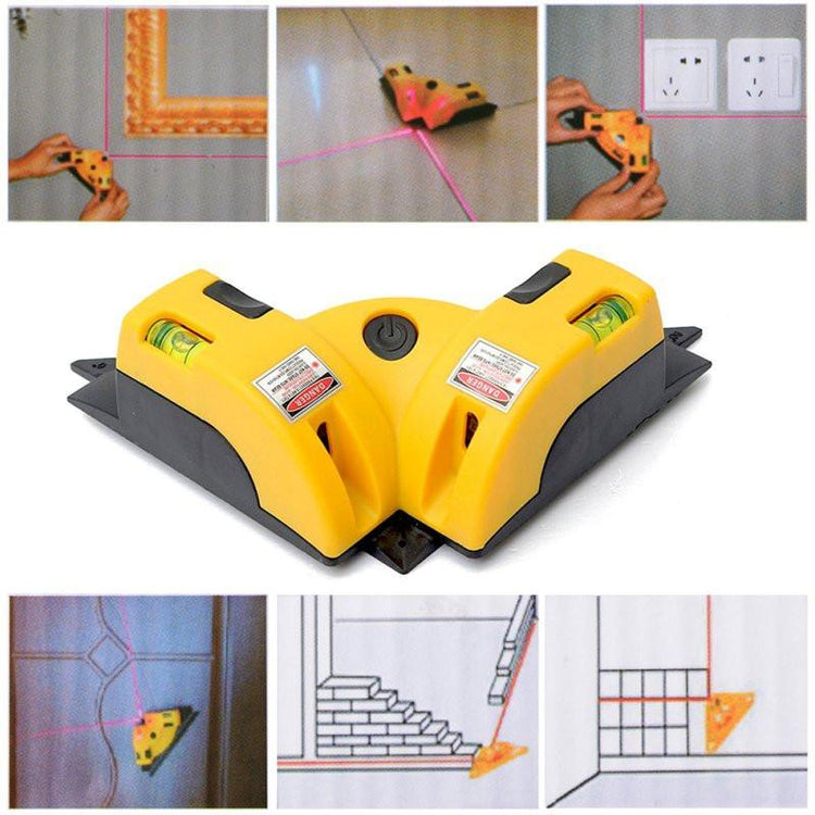 Right Angle Laser Level Line Projection