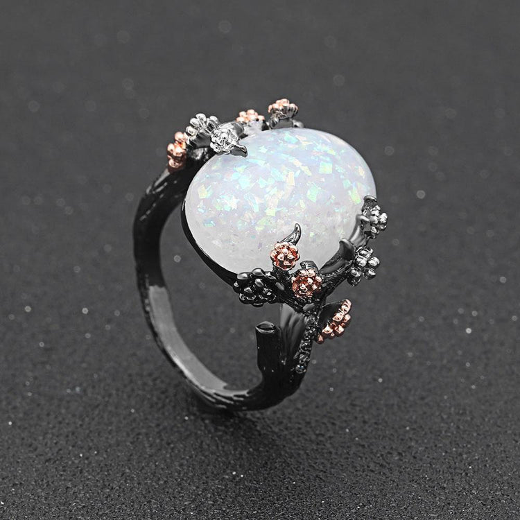 Bellatrix - Magical Opal Flower Ring