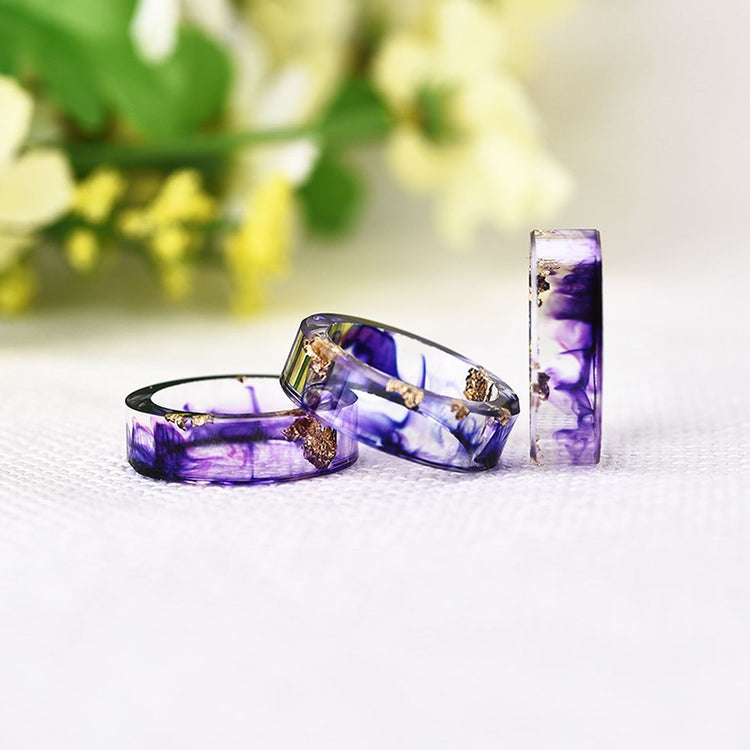 Godiva - Crystal Clear Resin Ring