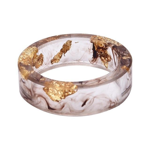 Godiva - Crystal Clear Resin Ring