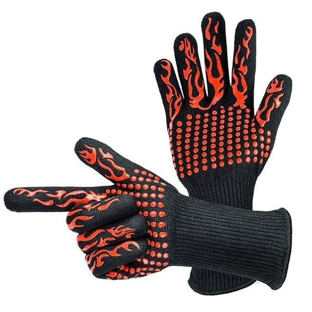 Fireproof BBQ Heat Resistant Gloves