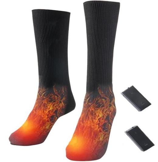 Thermal Heated Cotton Socks (1 Pair)