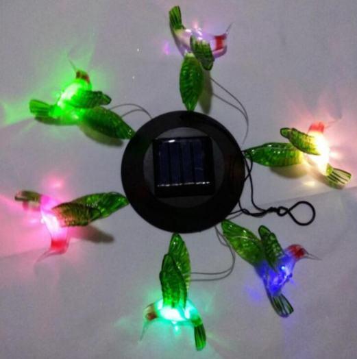 LED Solar Powered Humming Bird Chime