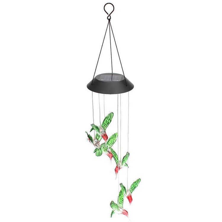 LED Solar Powered Humming Bird Chime