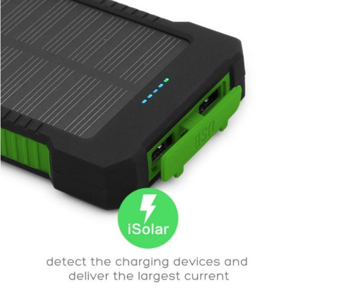 Solar Power Portable Charger (10,000 MAH)