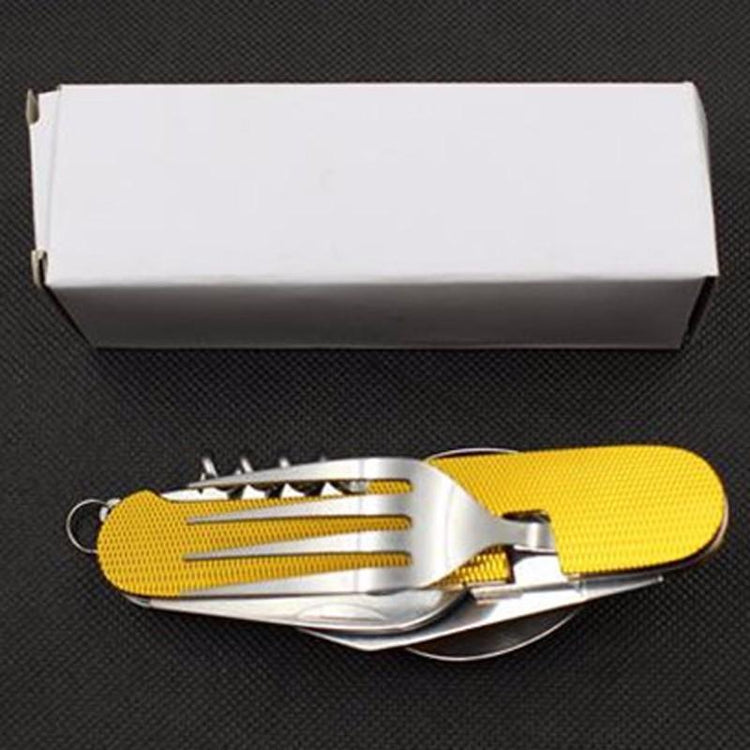 Stainless Steel 3 in 1 Spoon, Fork and Knife Set For Outdoors