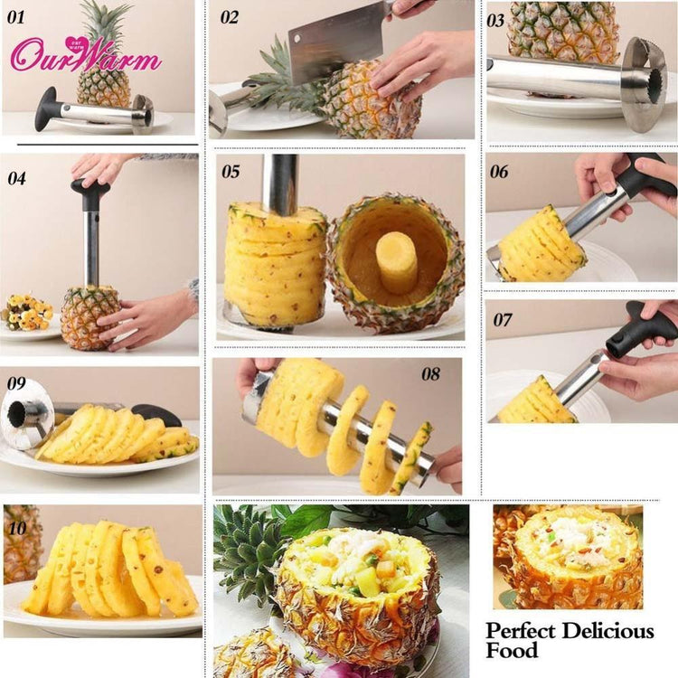 Stainless Steel Pineapple Peeler