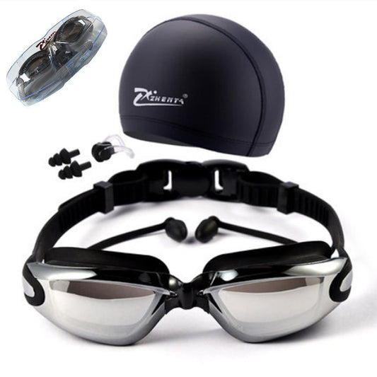 Premium Myopia Swimming Googles Set