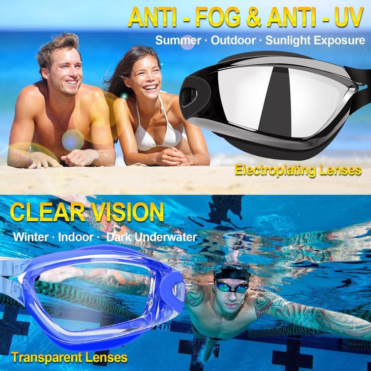 Premium Myopia Swimming Googles Set