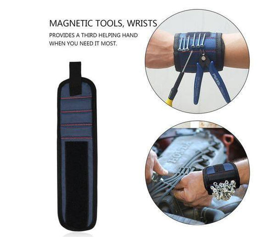 Tenacious Magnetic Wristband For Woodworking