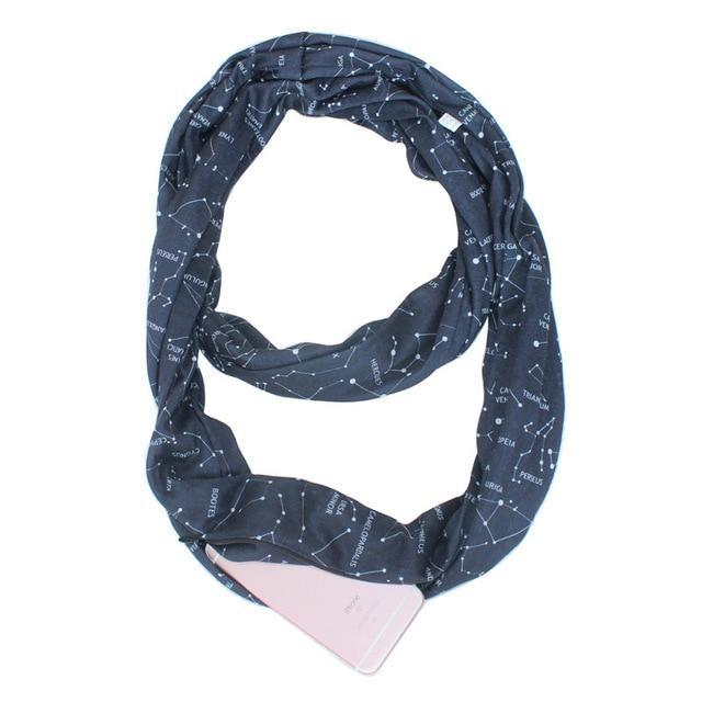 Anti-Theft Infinity Pokcet Scarf