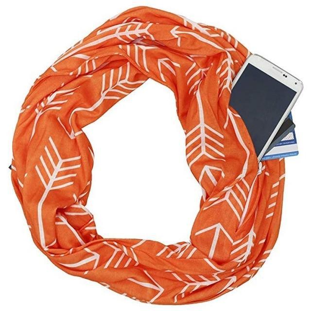 Anti-Theft Infinity Pokcet Scarf