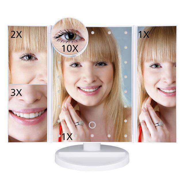 Makeup Touch Screen Mirror (With Led Lights)