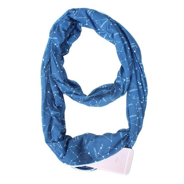 Anti-Theft Infinity Pokcet Scarf