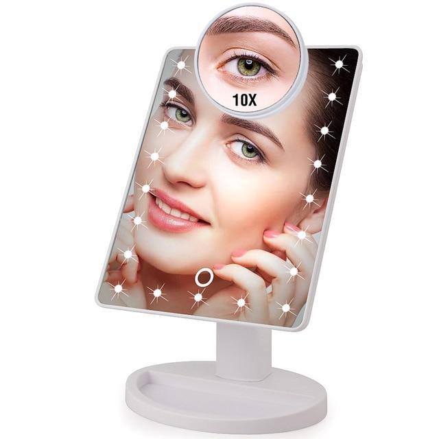 Makeup Touch Screen Mirror (With Led Lights)