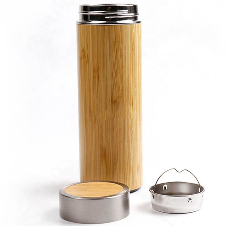 Bamboo Tumbler with Tea Infuser & Strainer