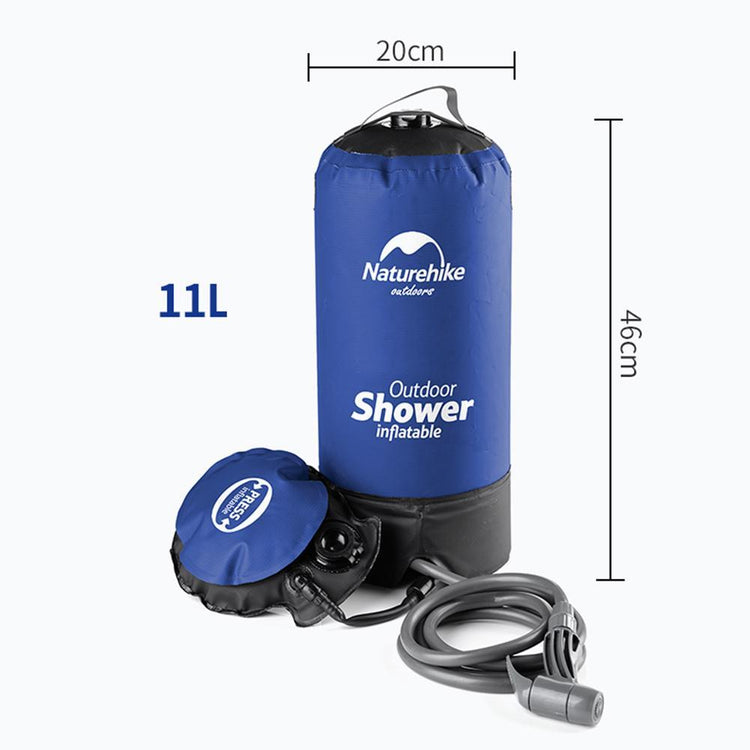 Portable Power Shower With Foot Pump