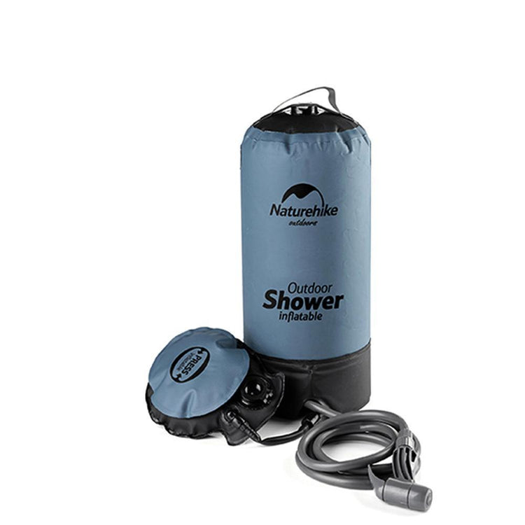 Portable Power Shower With Foot Pump