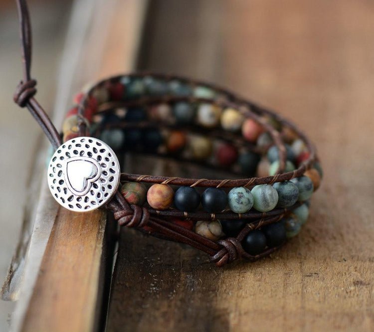 Alaska - Bohemian Vintage Leather Bracelet