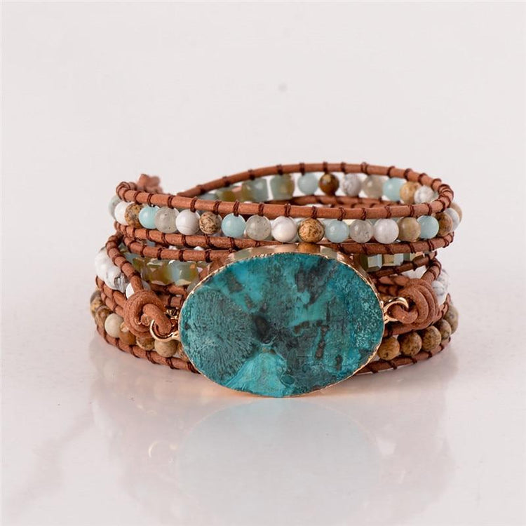 Aria - Boho-Chic Turquoise Ocean Bracelet