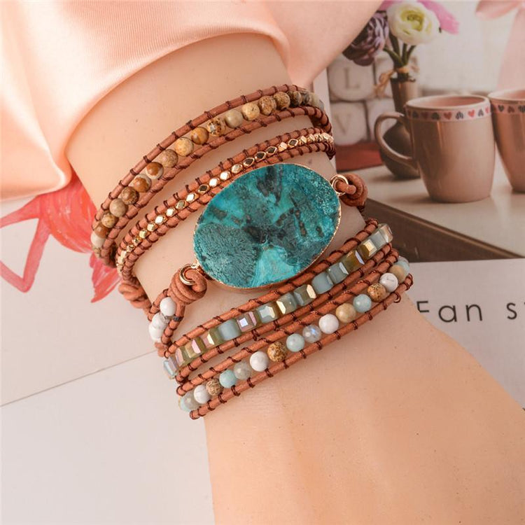 Aria - Boho-Chic Turquoise Ocean Bracelet