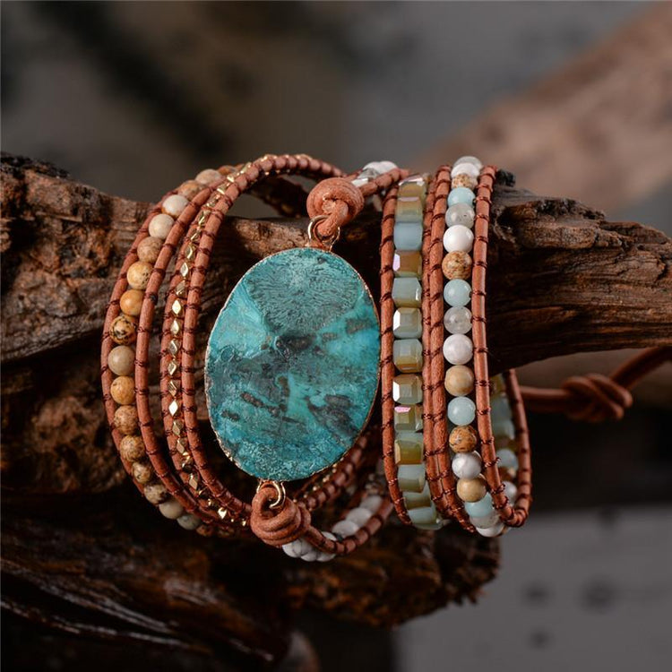 Aria - Boho-Chic Turquoise Ocean Bracelet