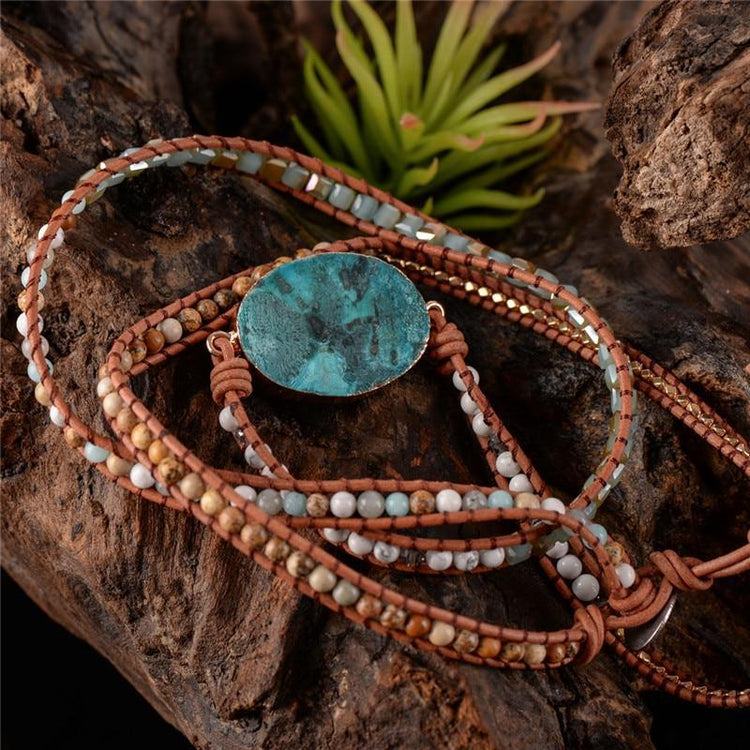 Aria - Boho-Chic Turquoise Ocean Bracelet