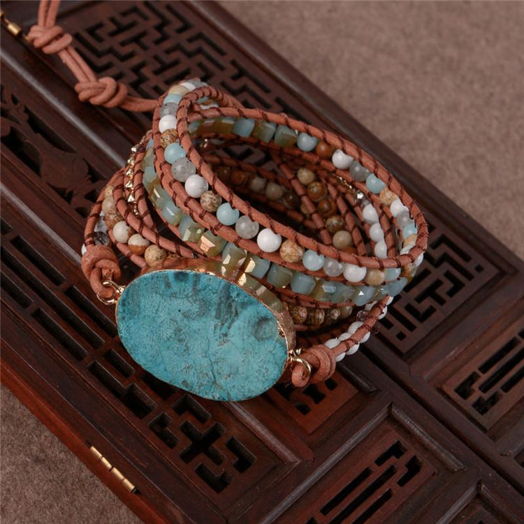 Aria - Boho-Chic Turquoise Ocean Bracelet